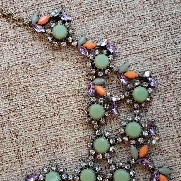 J. Crew Crystal Lattice Necklace - Picture 8 of 10